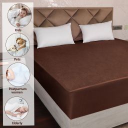 avi Fitted King Size Breathable, Stretchable, Waterproof Mattress Cover image 5