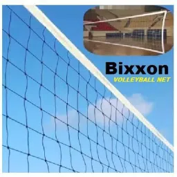 bixxon DL-067 Nylon Volleyball Net Pack of 1 Black Volleyball Net image 2