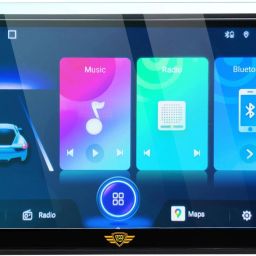 ATEEN Nano Glass for 9" inch Nano Tempered Glass/Touch Screen Navigation Car Transparent Display/Screen Protector Display Monitor Glass for Mahindra Bolero Car Android Music System[for After Market Car Stereo]-24