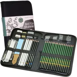 Drawing Pencils Sketching Kit Professional Artists Graphite Pencil Set Pencil-image-50