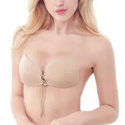 Invisible Silicone Gel Self Adhesive Backless Reusable Stick on PushUp Bra DN306 Nursing Breast Pad-image-49