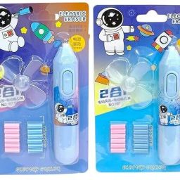 Cartoon Electric Eraser with Fan for kids, Non-Toxic Eraser-22