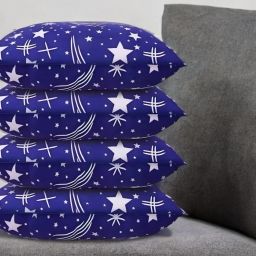 LUXURY Polyester Fibre Solid Sleeping Pillow Pack of 4-image-56