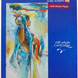 SS382 Size-A4 (With Butter Paper) (Top Cover May Vary) Sketch Pad-12
