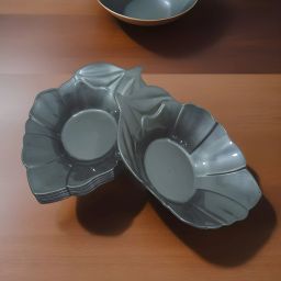 Perfect For Kitchen Utensils & Serving Snacks Plastic Platters in Grey Color Quarter Plate-picture-16