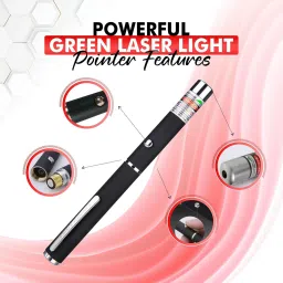 CraftXpress Red Laser Pointer Pen with Disco Lights – 2000m Range image 3