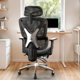 Ergonomic Office Chair for Work from Home Computer Chair 3D Armrest, 2D Headrest Mesh Office Executive Chair-image-10