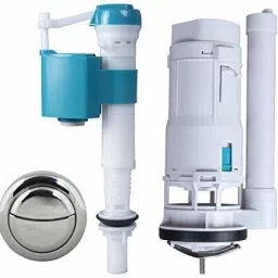 Toilet Kit contain DualFlushSiphon 8.26” 6to10Adjustable FillValve60mmPushButton Flush Tank Lever-17