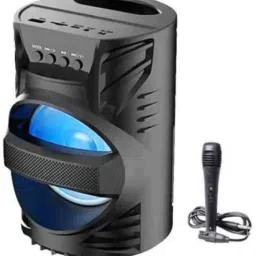 Clairbell ZJN_633G_LZ 4104||WS-04|| Karaoke Speaker With Mic Super Bass Bluetooth Wireless Portable compatiable With all smart phones || Karaoke Bluetooth speaker with SD card and USB slot Wireless Bluetooth Multimedia Speaker || Wireless Speaker Ultra Loud Stereo sound || Bluetooth Speaker for Desktop PC|| Bluetooth Speaker Home Audio|| Perfect for home DJ audio player and DJ for outdoor activities || FM , Aux, TF, Speaker Phone / Wireless Speaker Compatible with all your devices. 15 W Bluetooth PA Speaker-26