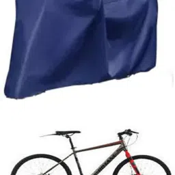 Cycle Cover Plain Blue For BONITO Bicycle Cover Free Size-image-47