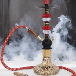 14 inch Iron, Glass Hookah-image-90