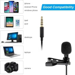 worricow Collar Microphone For Youtube Grade Microphone Easy Clip On System Perfect Microphone image 5