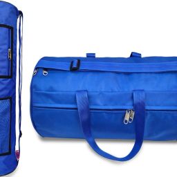 Trendy Yoga Mat Cover/Yoga Mat Bag with Blue Duffel/Gym Bag For Men & Women-image-34