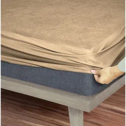 Fitted King Size Breathable, Stretchable, Waterproof Mattress Cover-image-59
