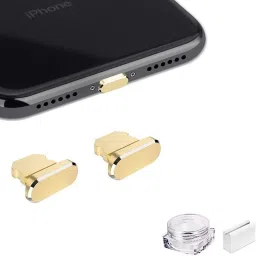 mizi Protect Charging Port from Dust and Moist -Gold USB Gold Anti-dust Plug-25