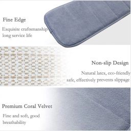 NTBAY Keyboard Mouse Pad Wrist Rest Cushion, Pain Relief, Office, Computer Laptop Memory Foam Less Elbow Pain Wrist Rest image 5