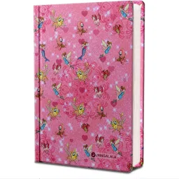 Fairy Land Hard Bound Undated A5 Diary Notebook (20 X 14.5 CM, 80 GSM, 190 Ruled Perforated Pages) Diary for Writing, Gift for Friend, Personal Diary A5 Notebook Ruled 190 Pages-20