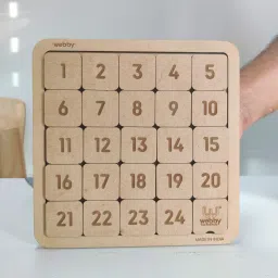 Counting Number Slide Game, Brain Teaser Wooden Puzzle-9