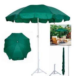 42in/7ft Outdoor Garden Big Size Umbrella With Stand For Hotels Beach And Shop Umbrella-image-68