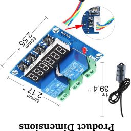 TM&W Temperature and Humidity Controller, hygrostat and Thermostat XH-M452, M452 Multipurpose Controller image 2