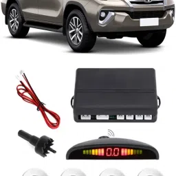 GS577 Silver Car Reverse Parking Sensor with LED Display 4 Sensor G577 Parking Sensor-image-1