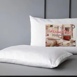 100% GENUINE REAL FIBRE PILLOW PACK OF 2 (VACCUM PACKED) Polyester Fibre Solid Sleeping Pillow Pack of 2-image-34