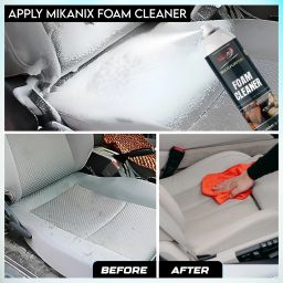 Interior Surface Stain Remover with Microfiber Cleaning Cloth Multi-Purpose Foam Cleaner Spray for Car, Bike, Sofa, Home, Kitchen & Office | Vehicle Interior Cleaner-image-63