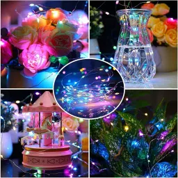trust ware 20 LEDs 2 m Multicolor Flickering, Steady String Rice Lights image 2