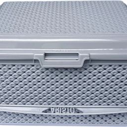 Plastic Small Storage Basket with Lid & Handle for Home, Kitchen, Pooja, Flowers, Makeup Storage Basket-image-83