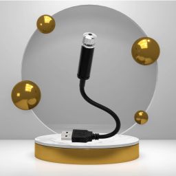 USB Star Light Projector with Adjustable Brightness and 360° Rotation B170 Car Fancy Lights-image-12