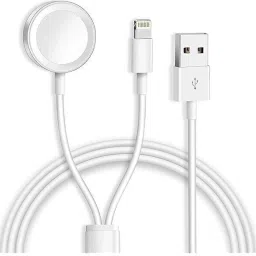 MARS Sleek 2-in-1 iWatch & iPhone Charger with Fast Charge Charging Pad-image-1