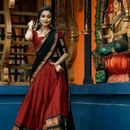 Solid Semi Stitched Lehenga Choli-image-18