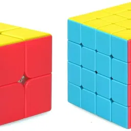 Cube Combo Bundle Set 2x2 4x4 High Speeed Stickerless Magic Cube Puzzle Game Toy-9