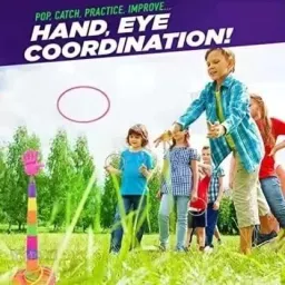 hk toys Combo 2 in 1 Ring Toss Game | Shape Sorter Color Recognition Aim and Strike Game image 4