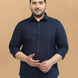 Men Regular Fit Solid Spread Collar Casual Shirt-image-58