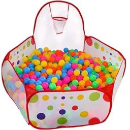 Kids Ball Pool | Ball Tent|| Kids Play Tent House with 50 Multicolor Non-Toxic-15