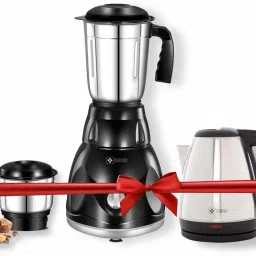 750 W Black Mixer Grinder With 1500 W Kettle Combo Offer | 2 Jars | Black) 750 W Juicer Mixer Grinder-image-24