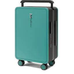 Small Cabin Suitcase (56.5 cm) 8 Wheels - Buddy 20" Kids Cabin Trolley Bag- 100% German PC Hard Shell - Green, Black-image-92