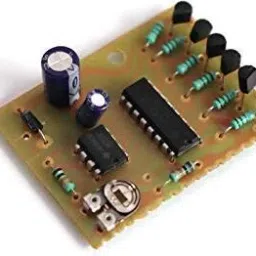 esptronics 6 Channel LED Chaser Circuit Board Kit Timer Adjustable Speed Electronic Components Electronic Hobby Kit image 4