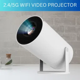 Frony Smart (Projector) 1080P & 4K Support Rotatable Design With Netflix/Prime etcC174 (4500 lm / 1 Speaker / Wireless / Remote Controller) Portable Projector-2