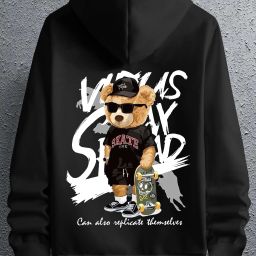 Men Full Sleeve Printed Hooded Sweatshirt-image-42