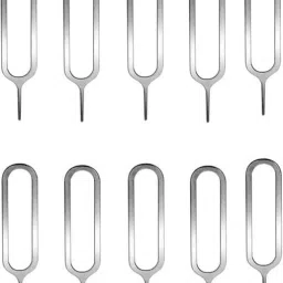 KAELAN 10 Pieces SIM Card Tray Pin Removal Tool Needle Opener Ejector for All Phones Sim Adapter-28