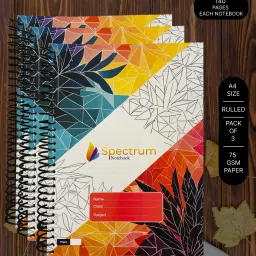 Spiral Notebook A4 Notebook Ruled 140 Pages-image-72