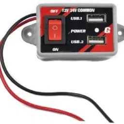 12v-24v Auto Motorcycle Dual USB Socket Charger Power Adapter Mobile 3 A 3 A Bike Mobile Charger-picture-1