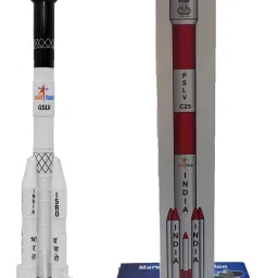 square drop Combo Set of GSLV MK II - Geosynchronous Satellite Launch Vehicle & Mangalyaan & PSLV Rocket - Astronomy - Sky Science - Do It Yourself Activity Kit image 3