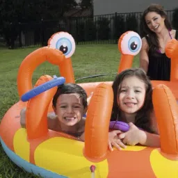 INFLATABLE GAMES SWIMMING POOL PLAY CENTER INFLATABLE CRAB MULTICOLOR Inflatable Swimming Pool-45