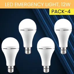 sacro 12W Rechargeable Inverter LED Bulb with Upto 4H.Power Cut Lighting Pack of_4O112 4 hrs Bulb Emergency Light-picture-29