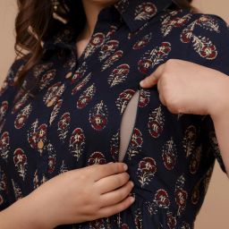 Women Printed Viscose Rayon Anarkali Kurta-image-99