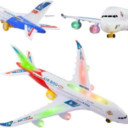 Musical AeroPlane Airbus Bump & Go Action Toy with Sound & Light-79-image-73