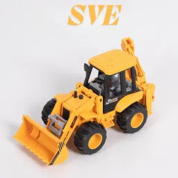 Jcb Friction Truck Construction Vehicle Toy Rotatable Excavator Bulldozer-Yellow-14